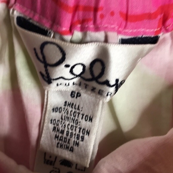 Lilly Pulitzer Ports of Caw Parrot Tiered Skirt colorful beachy size 6P - Picture 7 of 12